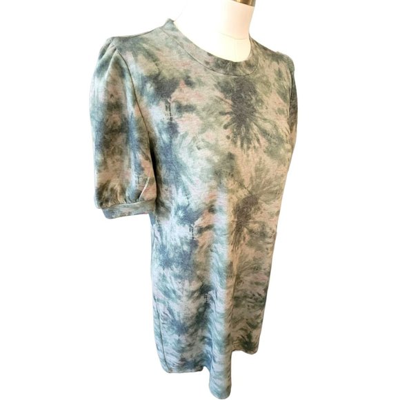 Lily Rose Olive Green and Pink Dress Shirt Style Midi Woman's Size XXL JJ3080 - Picture 4 of 9